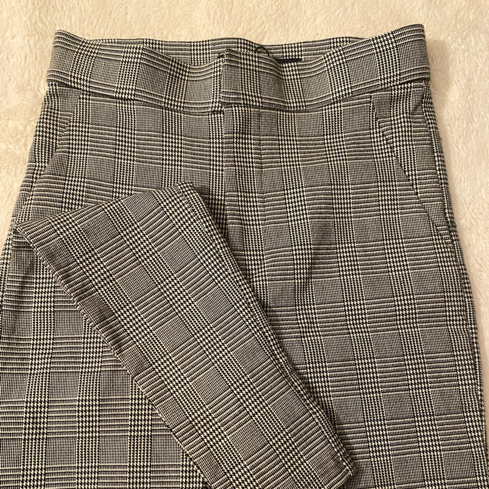 Zara plaid skinny leggings